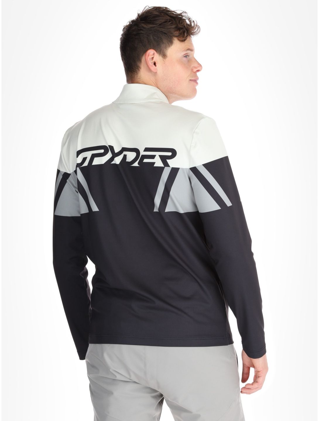 Spyder, Podium 1/2 Zip pullover men Black black, brown 