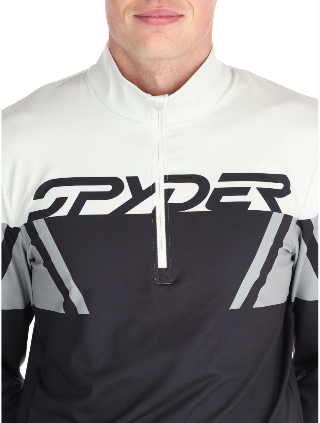 Spyder, Podium 1/2 Zip pullover men Black black, brown 