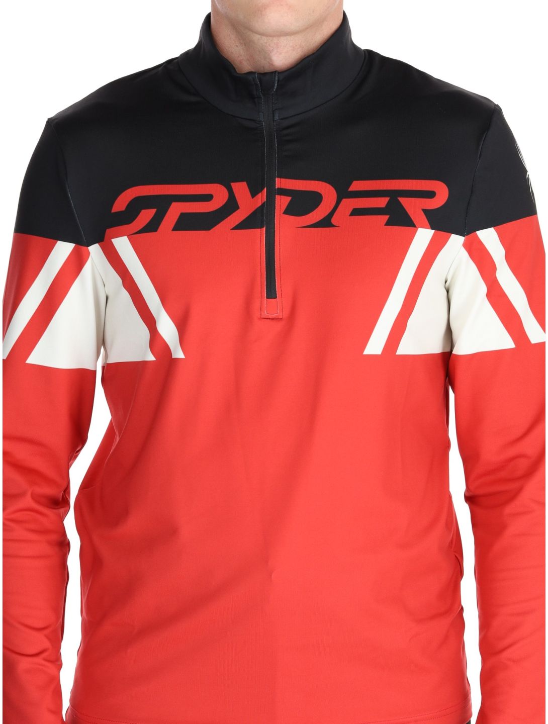 Spyder, Podium 1/2 Zip pullover men Spyder Red red 