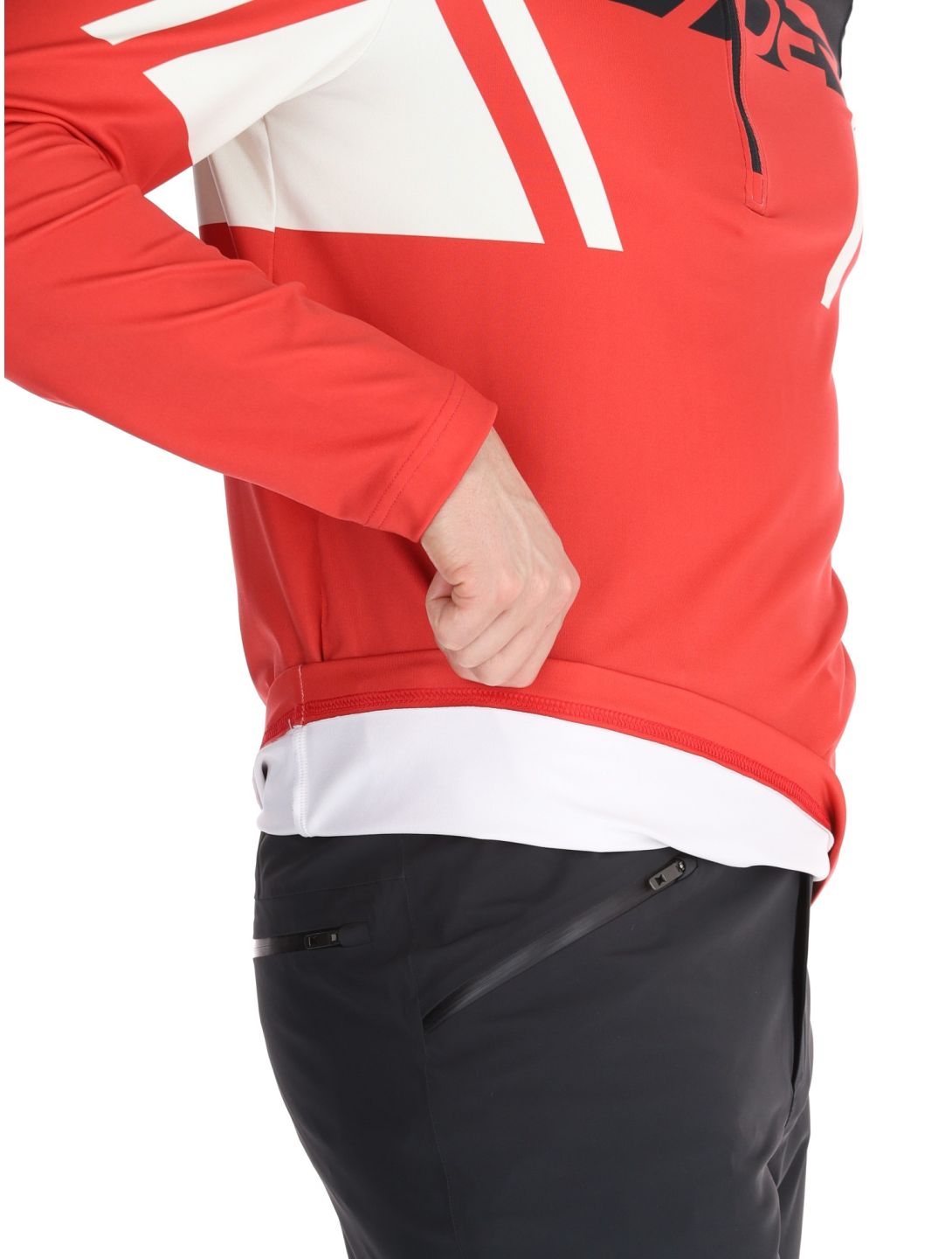 Spyder, Podium 1/2 Zip pullover men Spyder Red red 