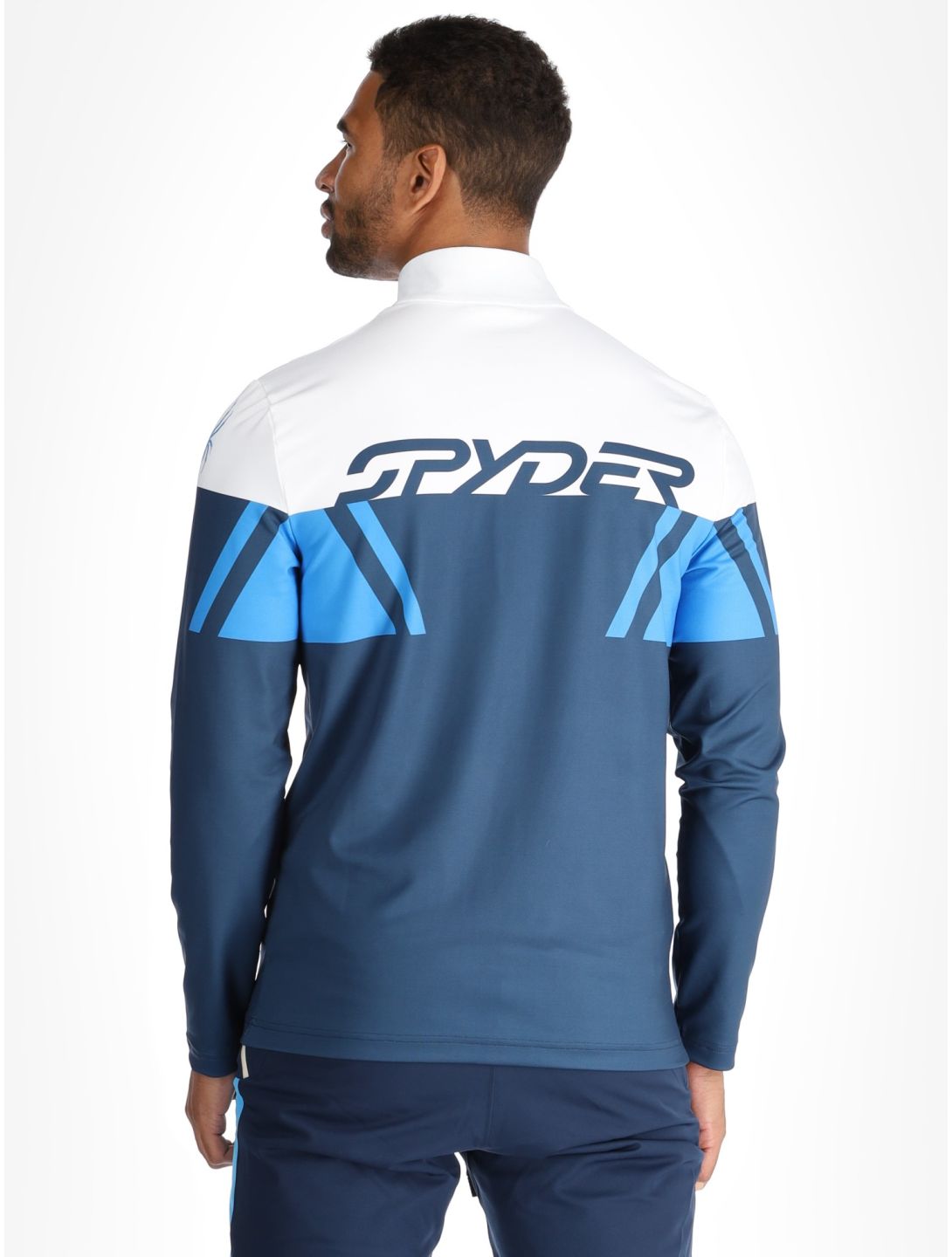 Spyder, Podium 1/2 Zip pullover men True Navy blue 