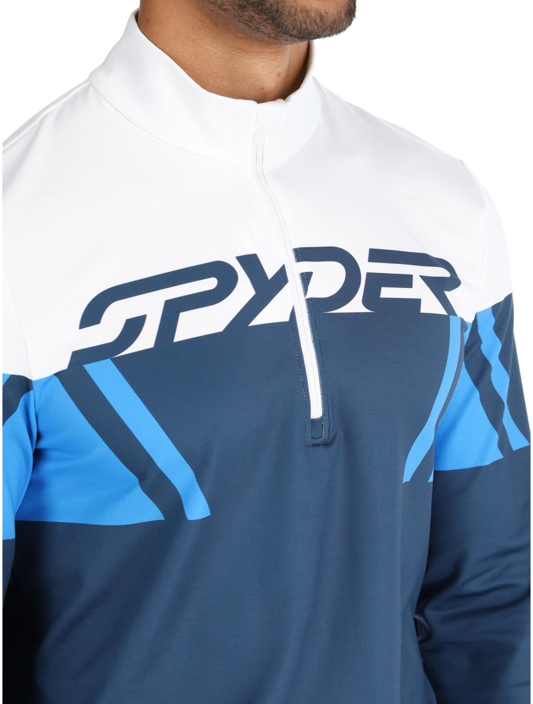 Spyder, Podium 1/2 Zip pullover men True Navy blue 