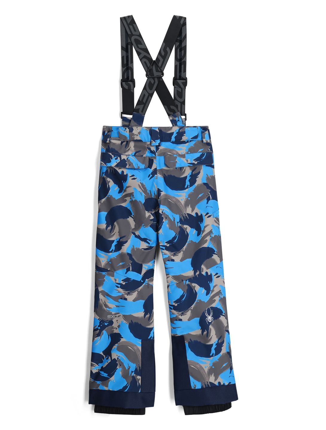 Spyder, Propulsion ski pants kids Camouflage Aether Blue blue 