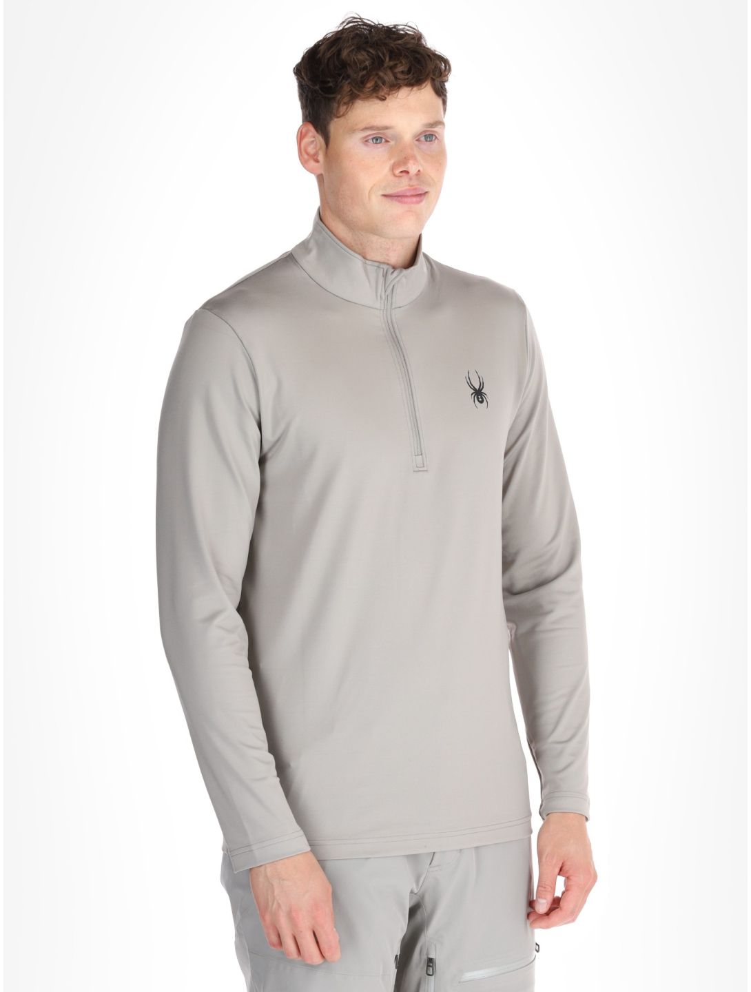 Spyder, Prospect 1/2 Zip pullover men Concrete grey 