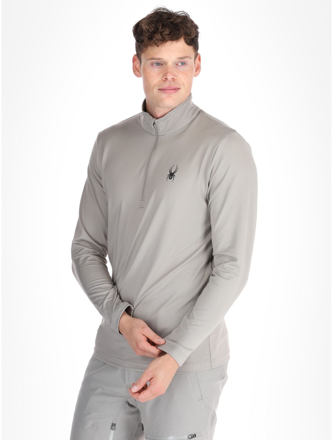 Spyder, Prospect 1/2 Zip pullover men Concrete grey 