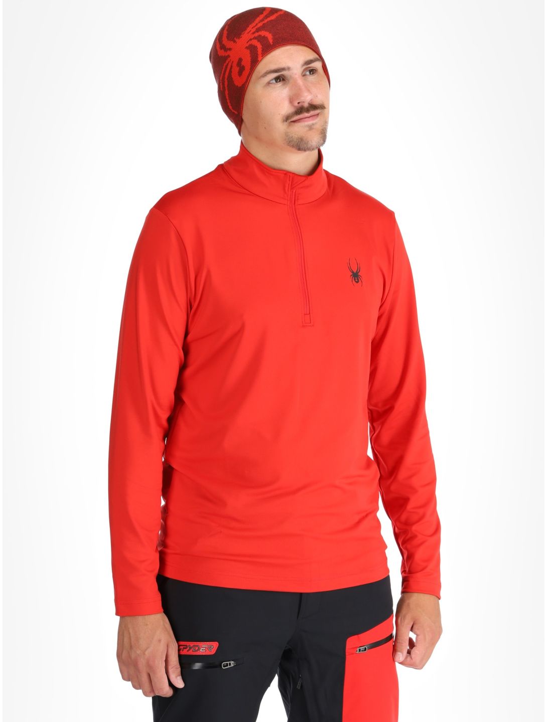 Spyder, Prospect 1/2 Zip pullover men Spyder Red red 