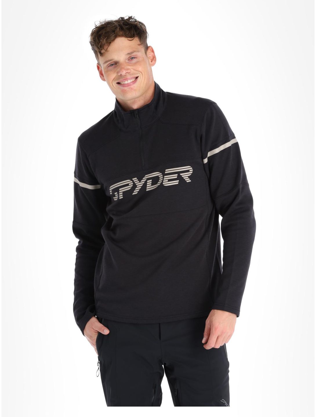 Spyder, Speed Fleece 1/2 Zip pullover men Black black