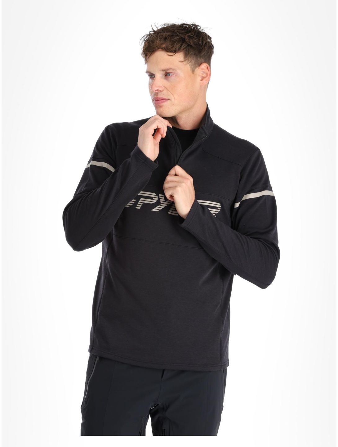 Spyder, Speed Fleece 1/2 Zip pullover men Black black