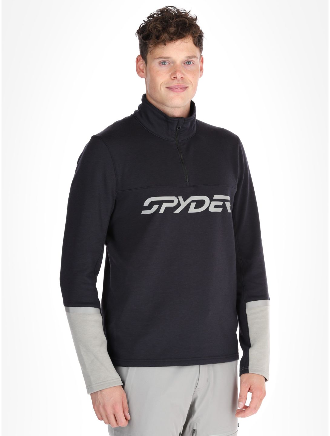 Spyder, Speed Fleece 1/2 Zip pullover men Black black 