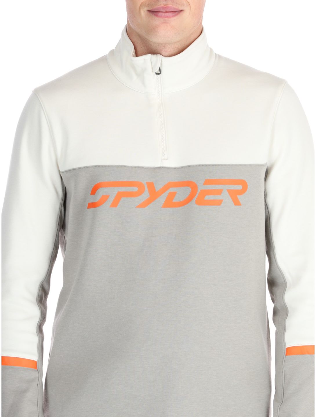 Spyder, Speed Fleece 1/2 Zip pullover men Concrete grey 