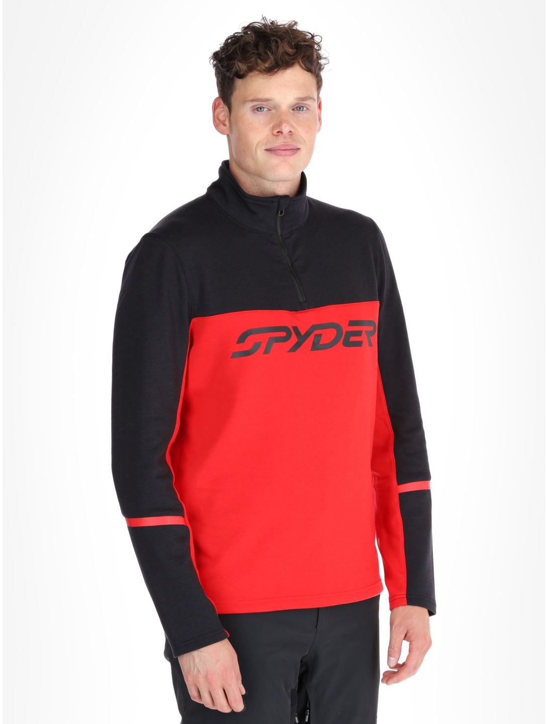 Spyder, Speed Fleece 1/2 Zip pullover men Spyder Red red 