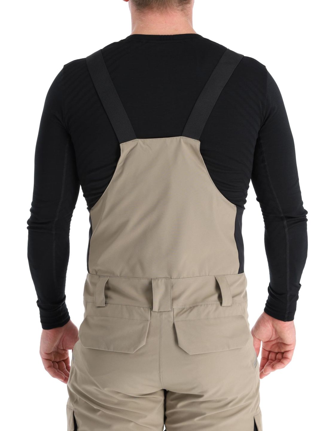 Spyder, Terrain Bib ski pants men Desert Taupe brown 