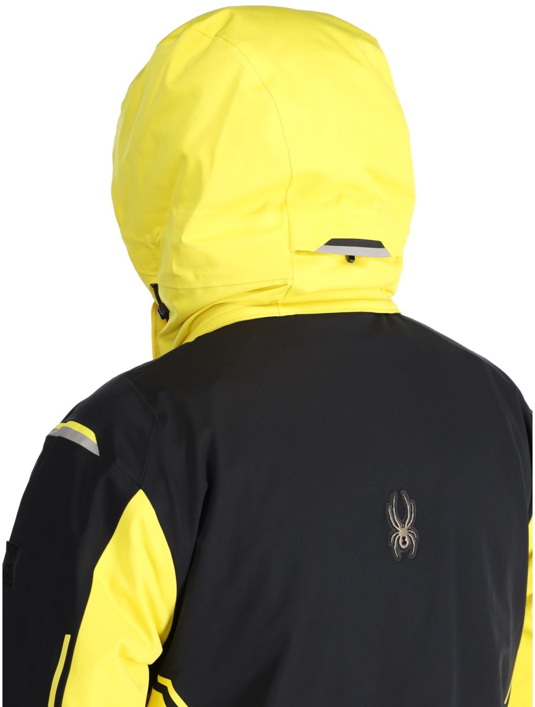 Spyder, Titan ski jacket men Acid Yellow black, yellow 