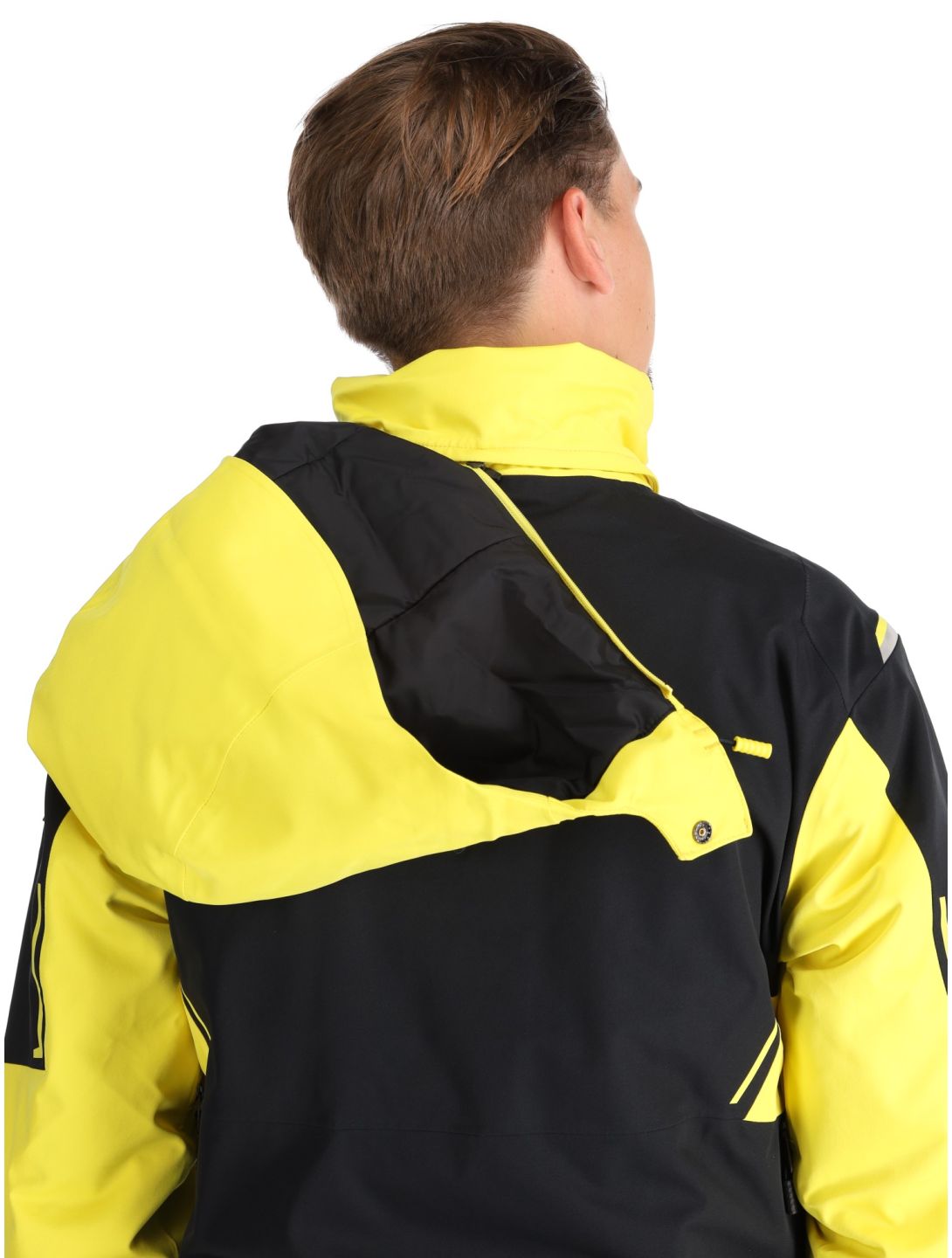 Spyder, Titan ski jacket men Acid Yellow black, yellow 