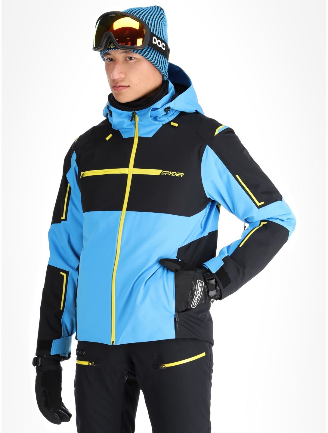 Spyder, Titan ski jacket men Aether Blue blue 