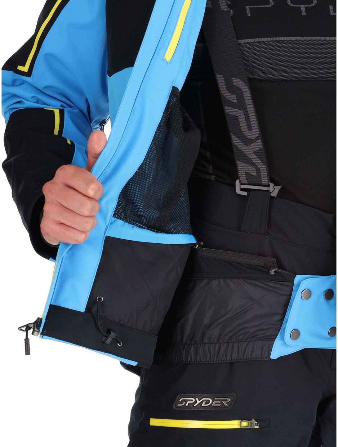 Spyder, Titan ski jacket men Aether Blue blue 