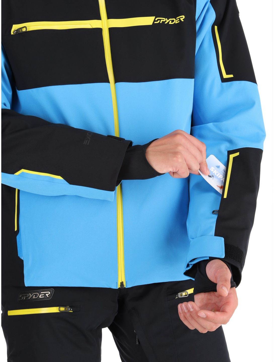 Spyder, Titan ski jacket men Aether Blue blue 