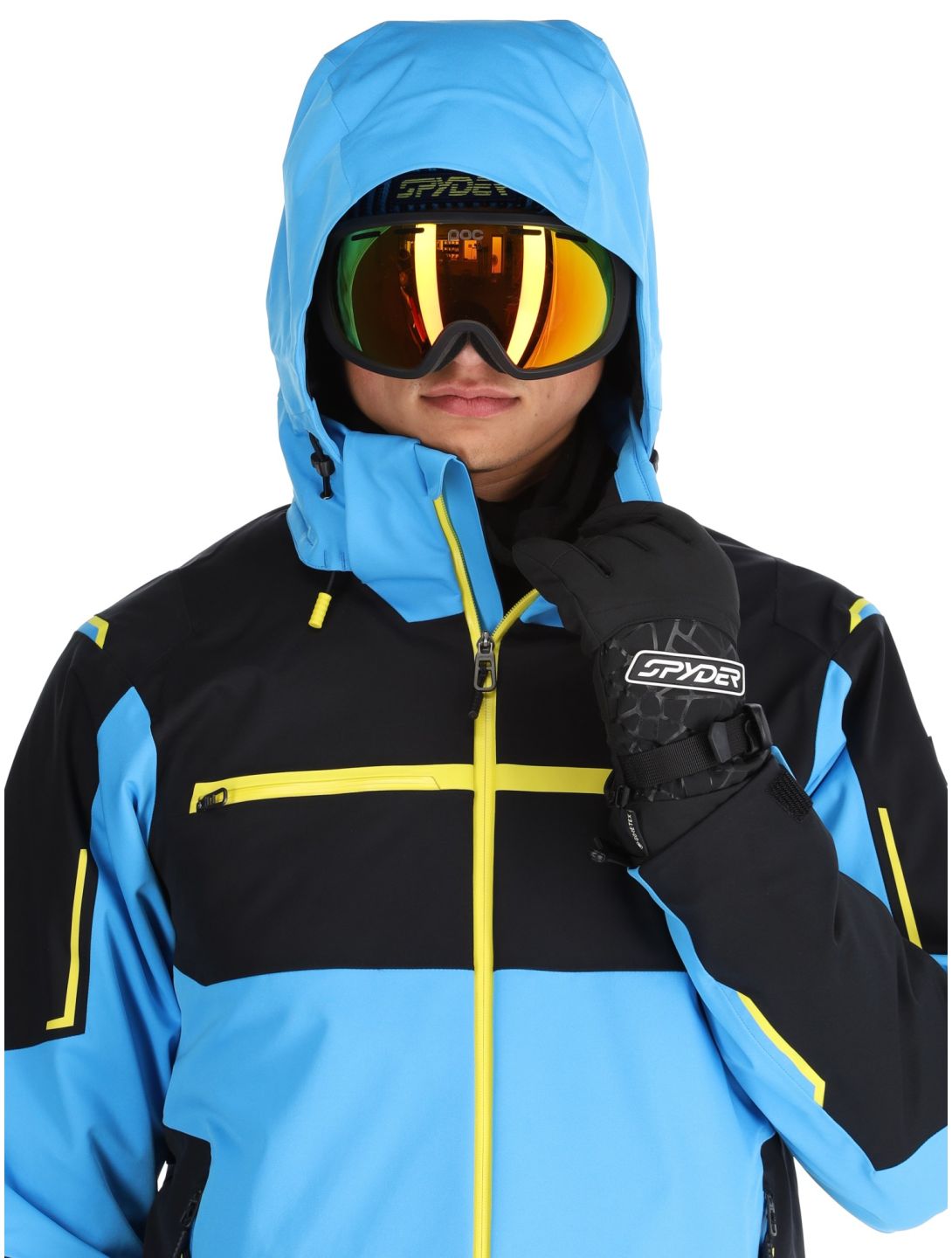 Spyder, Titan ski jacket men Aether Blue blue 