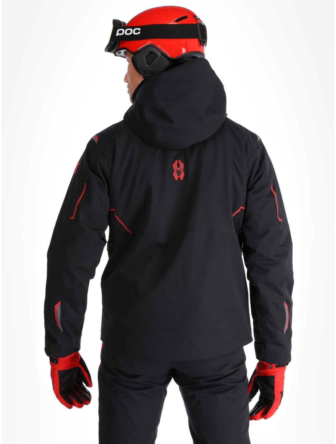 Spyder, Titan ski jacket men Black black 