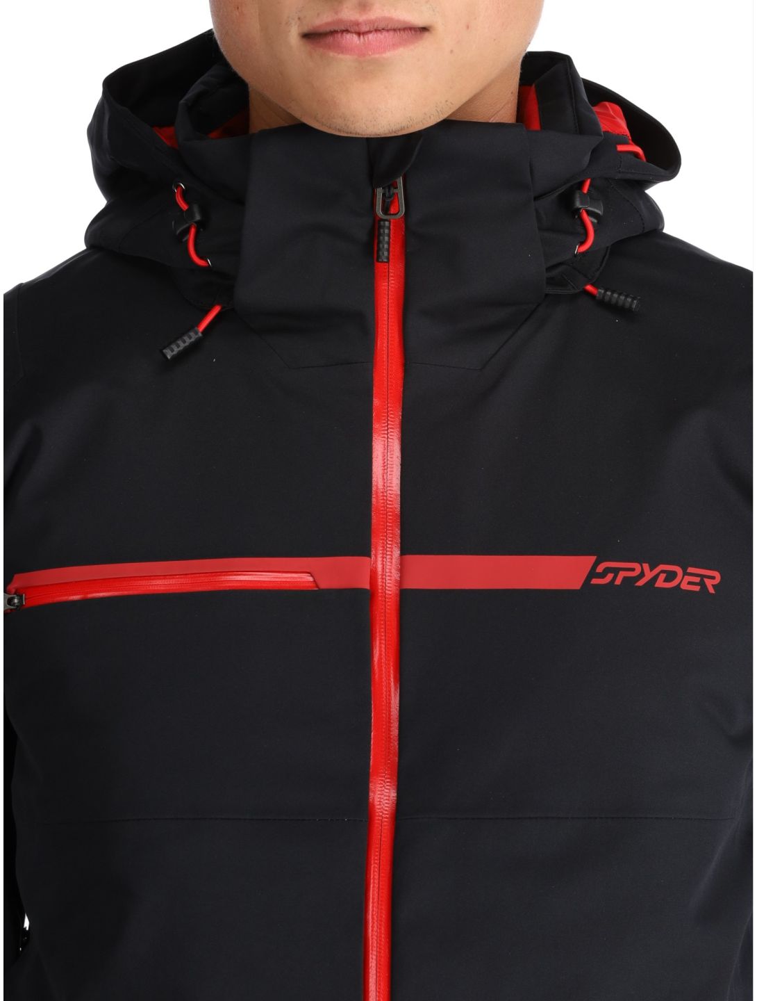 Spyder, Titan ski jacket men Black black 