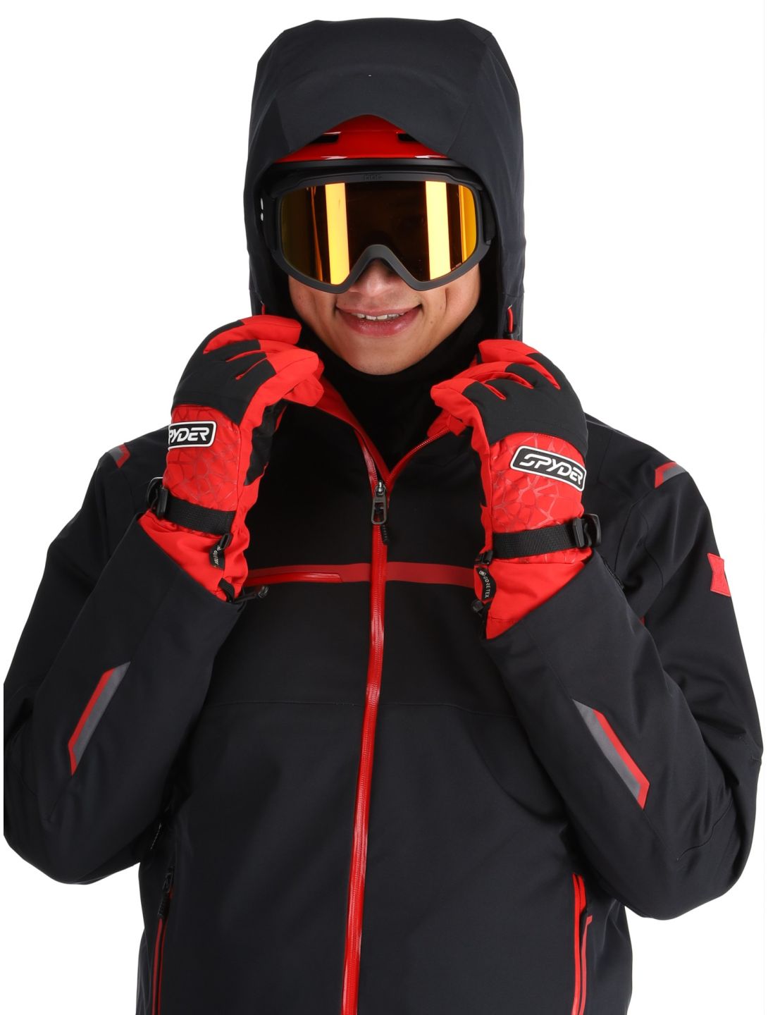 Spyder, Titan ski jacket men Black black 