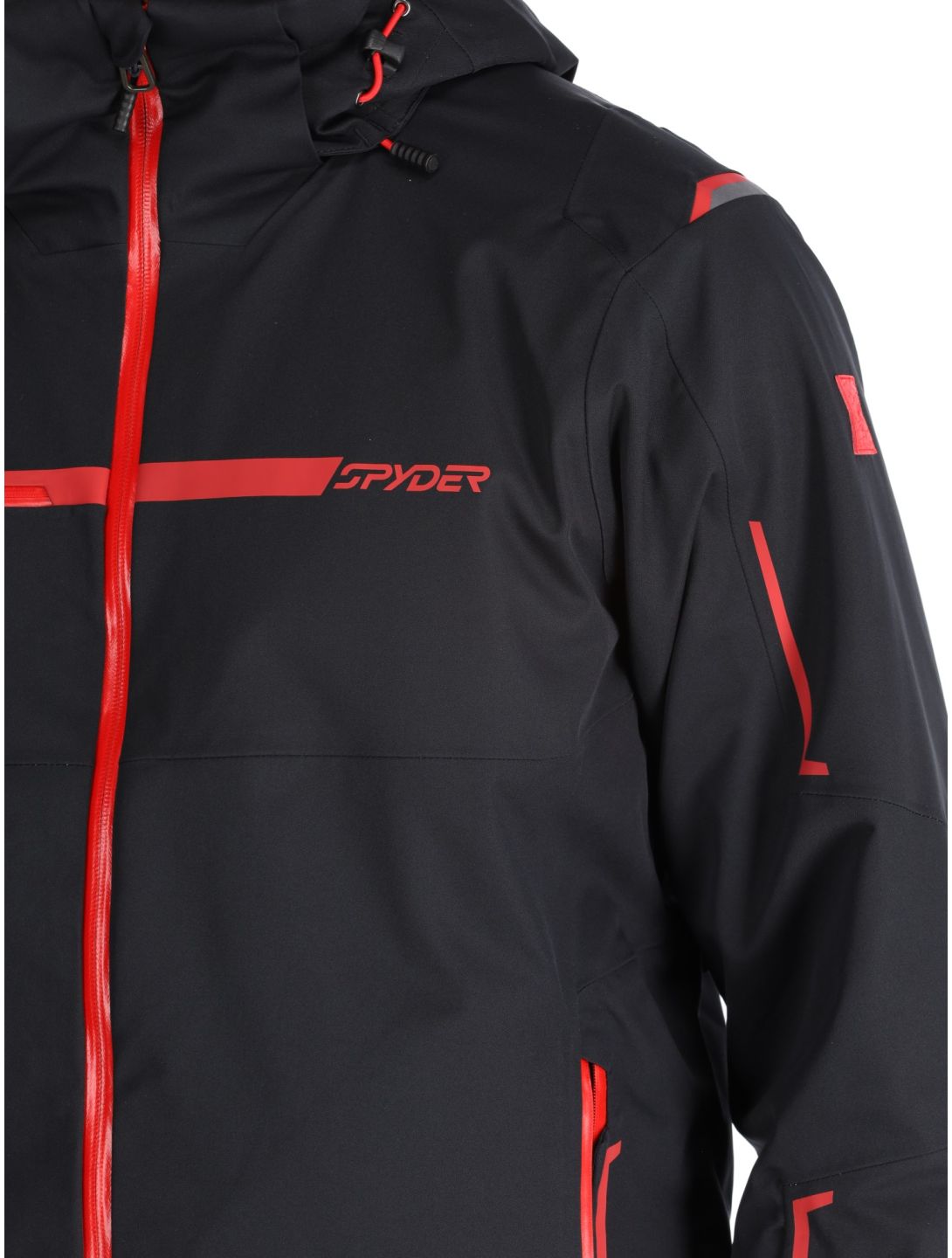 Spyder, Titan ski jacket men Black black 