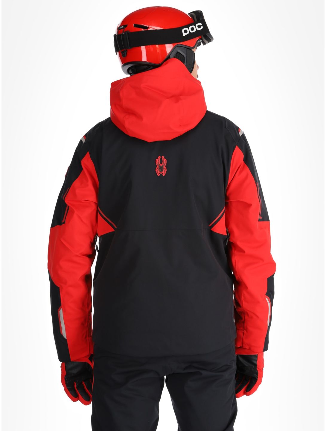 Spyder, Titan ski jacket men Spyder Red black, red 