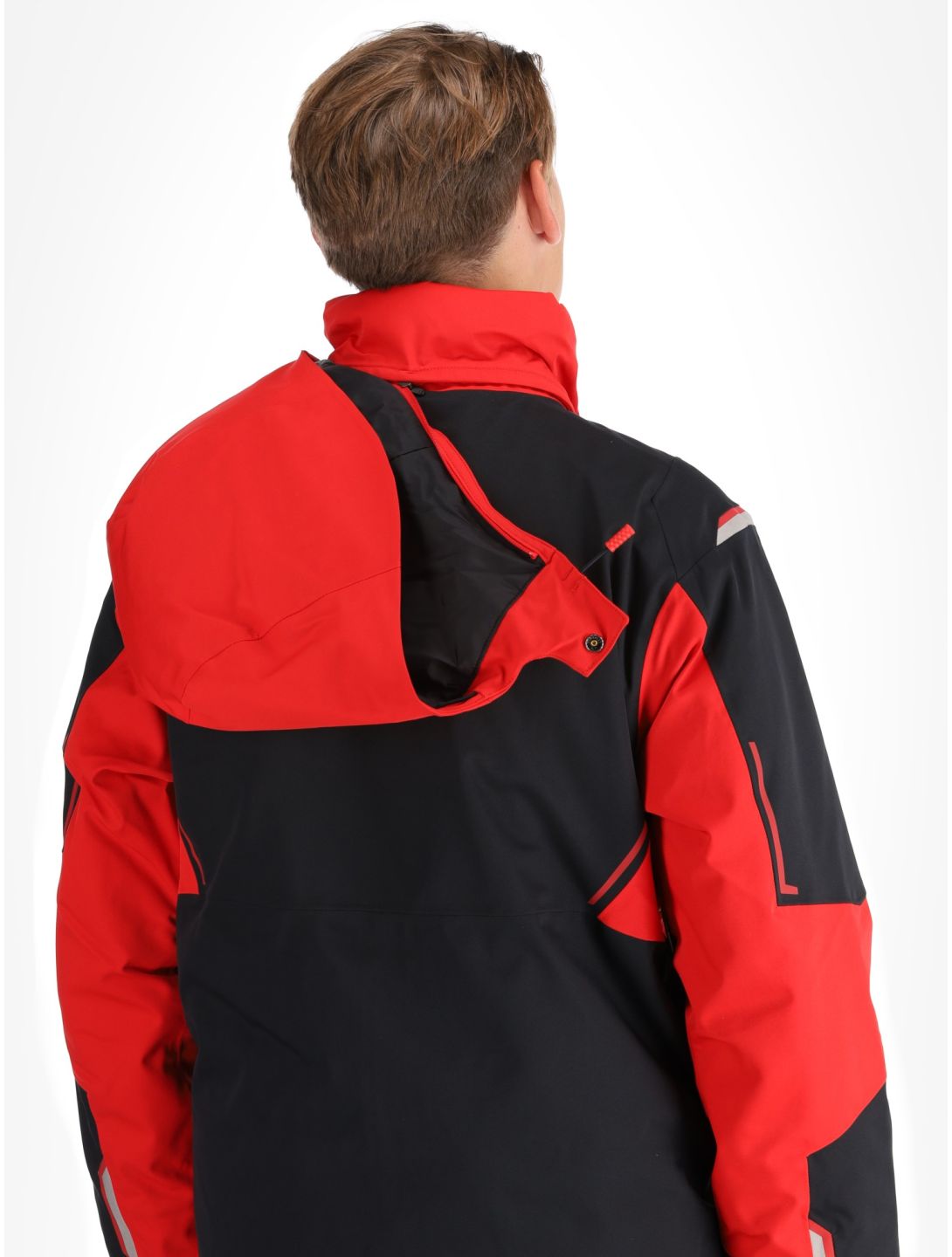 Spyder, Titan ski jacket men Spyder Red black, red 