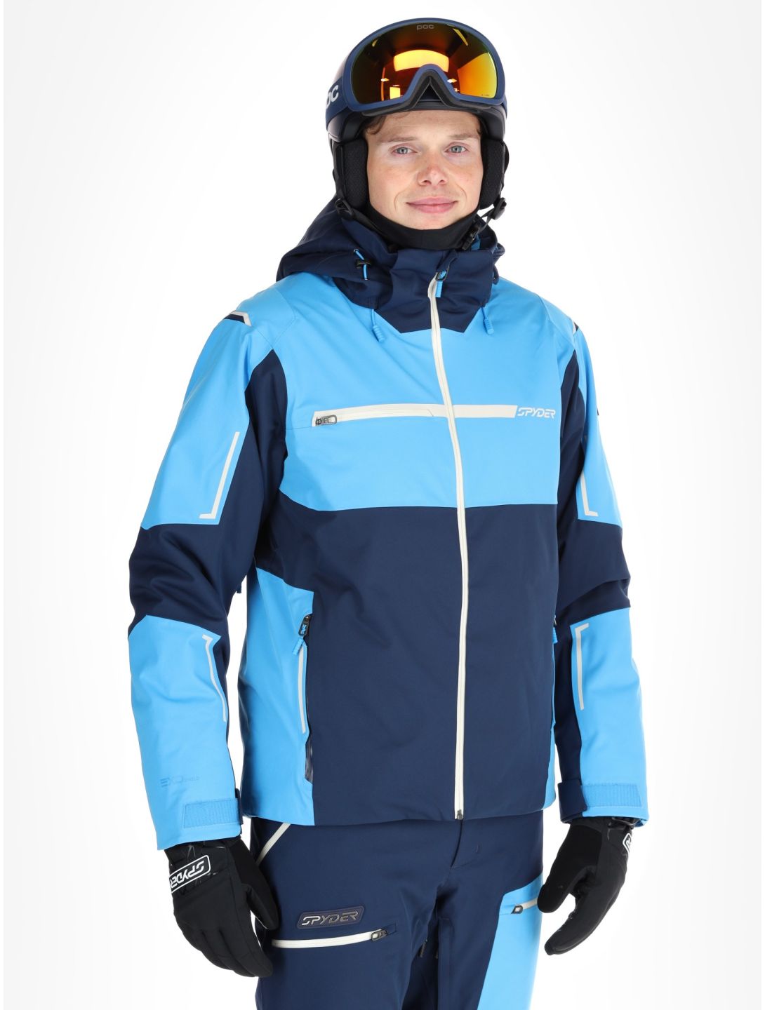 Spyder, Titan ski jacket men True Navy blue 