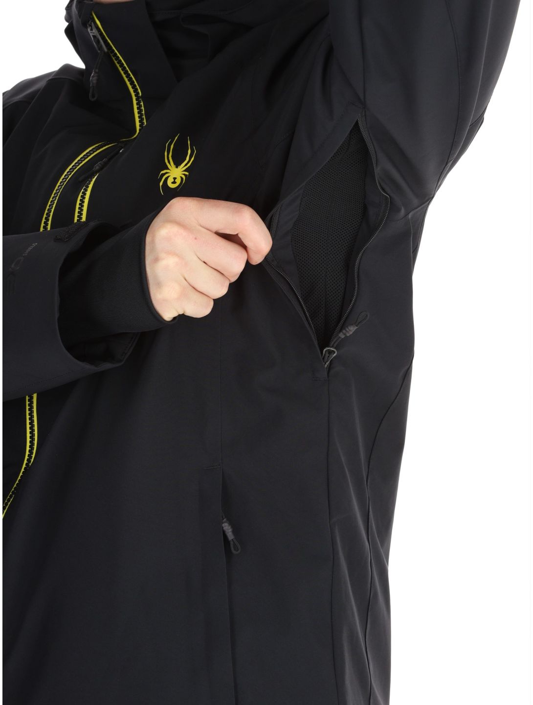 Spyder, Tripoint ski jacket men Black black 