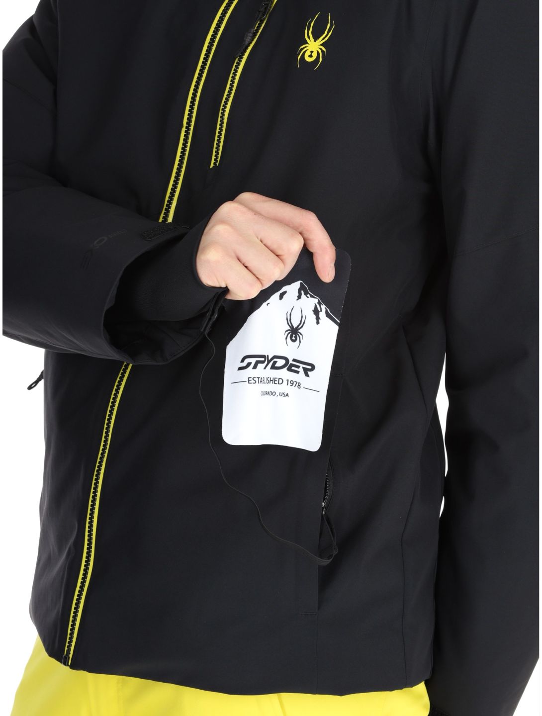 Spyder, Tripoint ski jacket men Black black 