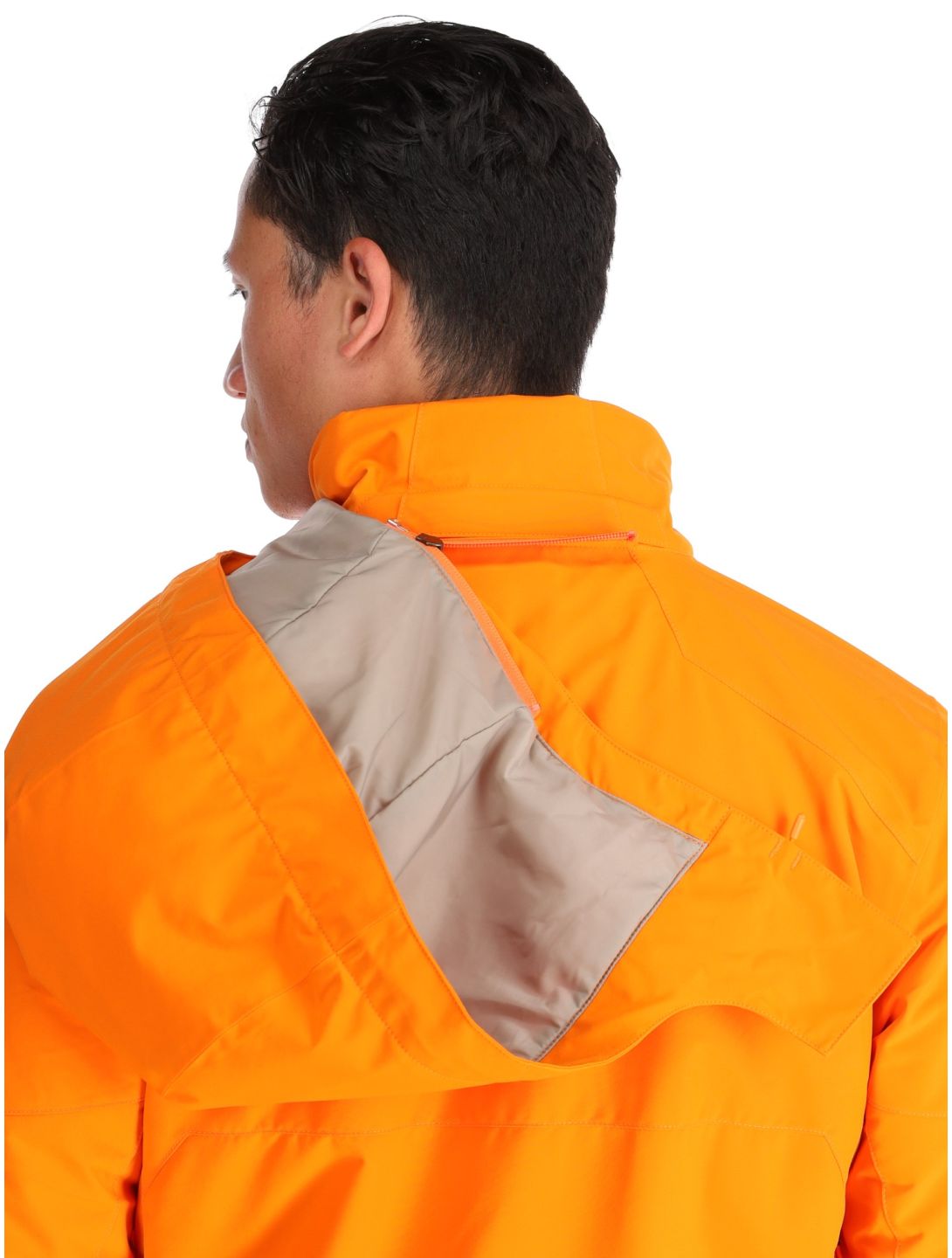 Spyder, Tripoint ski jacket men Orange Shock black 