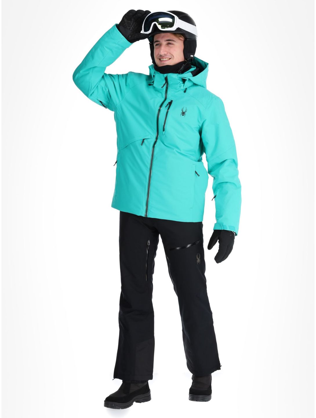 Spyder, Tripoint ski jacket men Teal Green green 