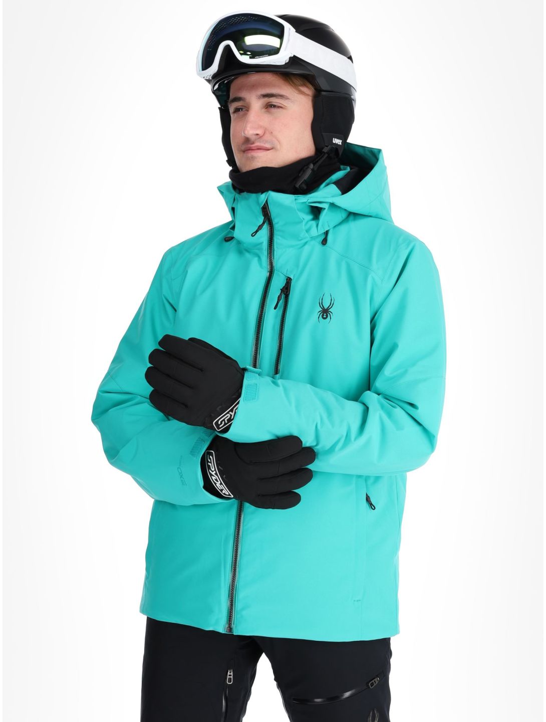 Spyder, Tripoint ski jacket men Teal Green green 