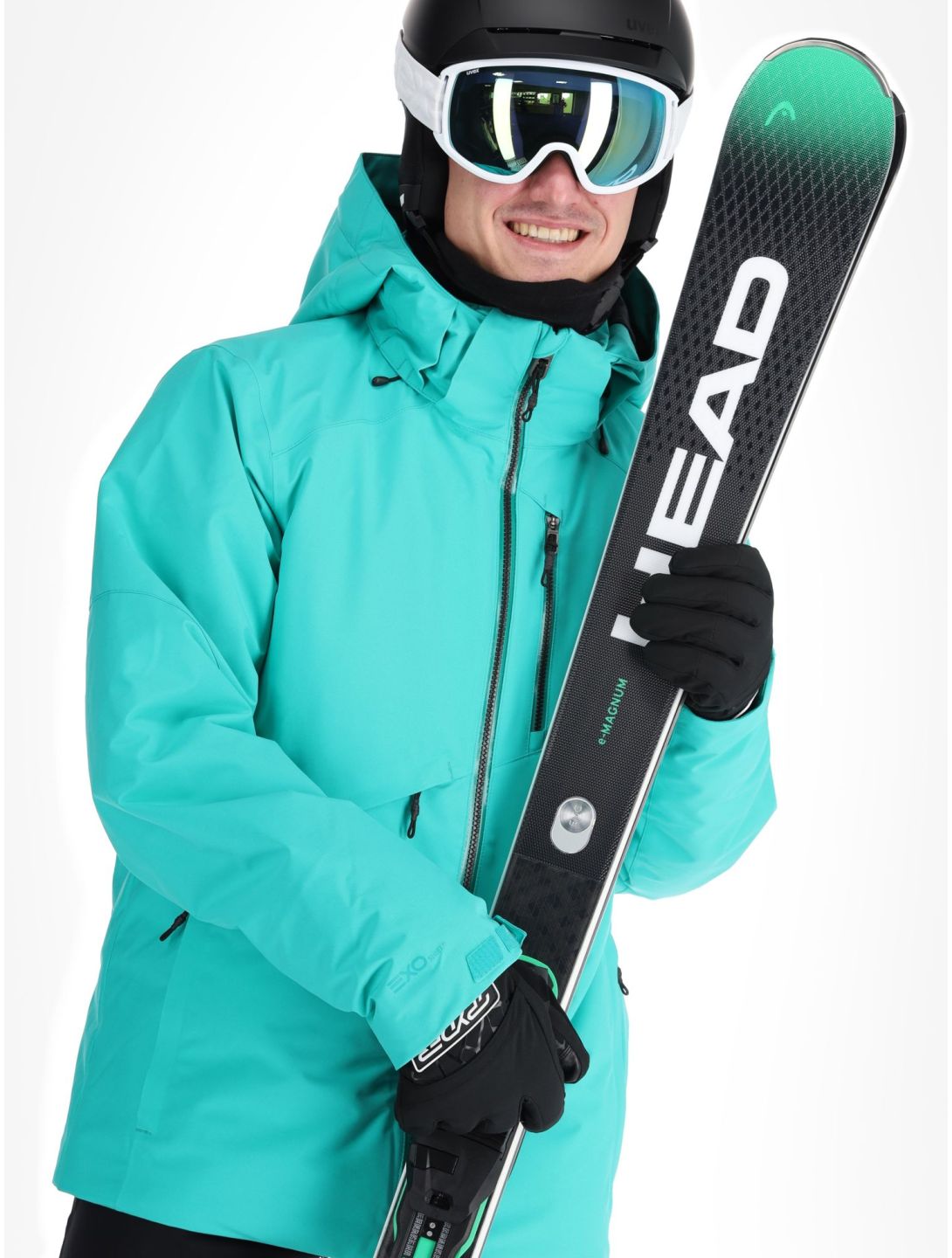 Spyder, Tripoint ski jacket men Teal Green green 