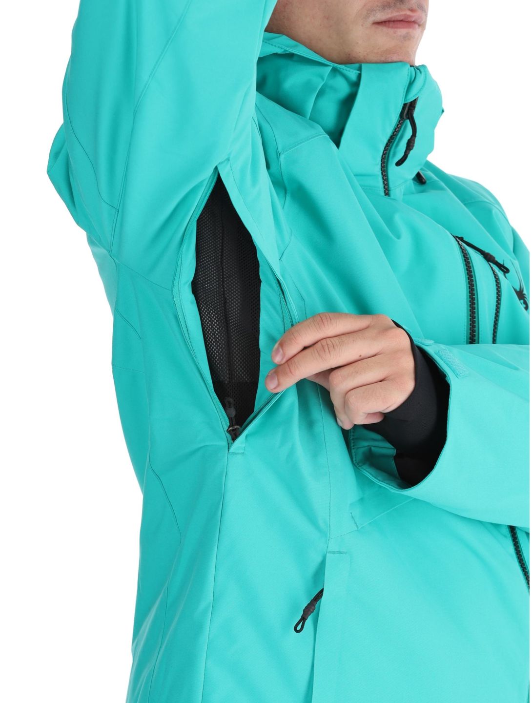 Spyder, Tripoint ski jacket men Teal Green green 