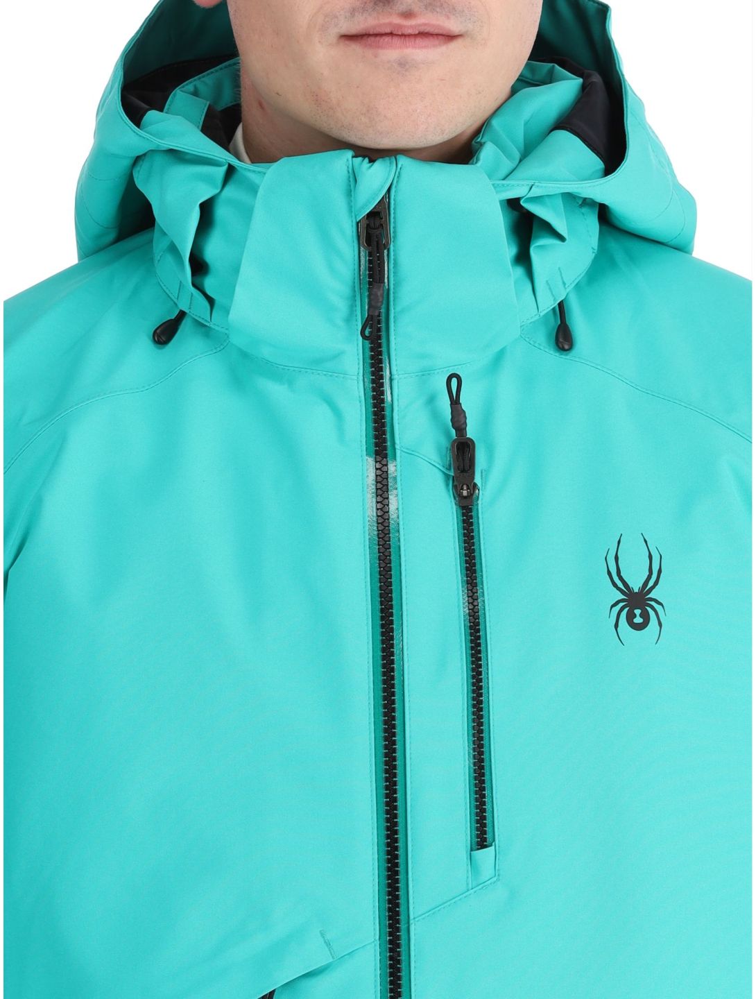 Spyder, Tripoint ski jacket men Teal Green green 