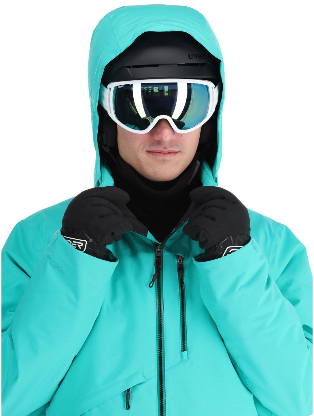 Spyder, Tripoint ski jacket men Teal Green green 