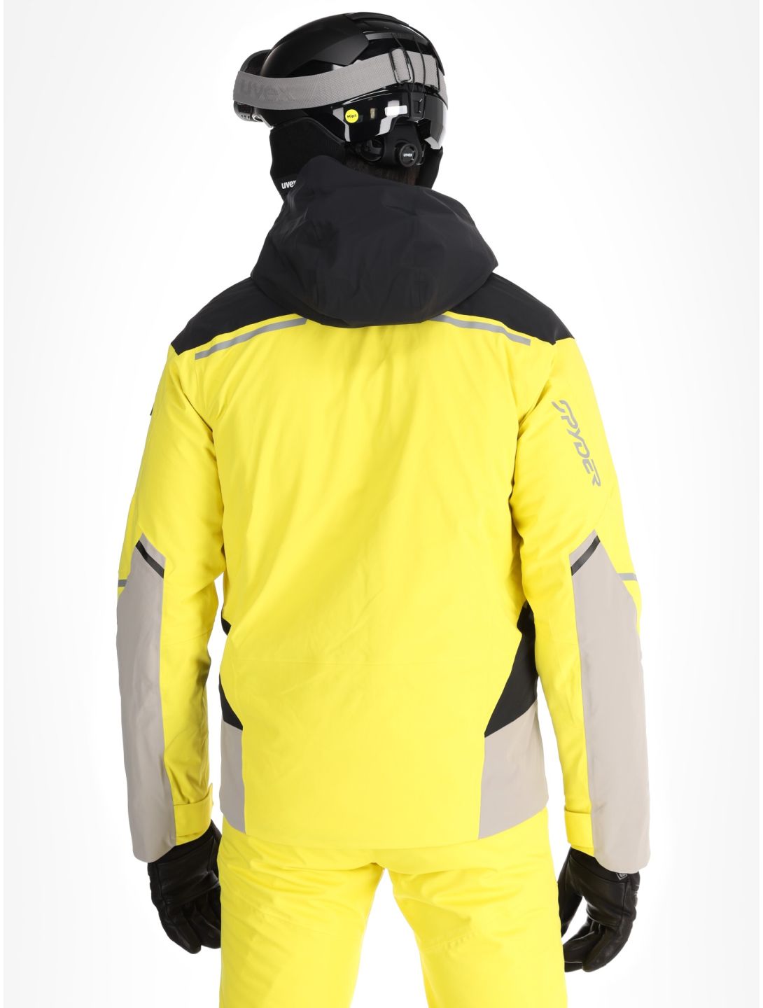 Spyder, Vanqysh ski jacket men Acid Yellow yellow 