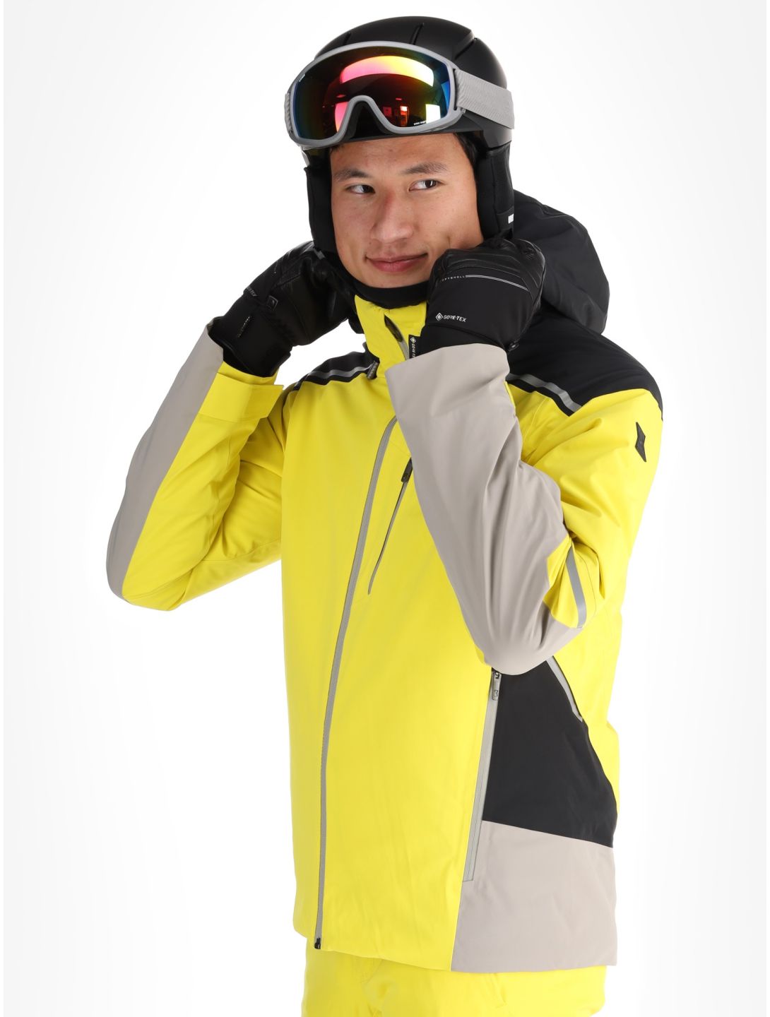 Spyder, Vanqysh ski jacket men Acid Yellow yellow 