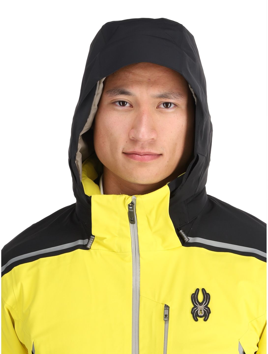 Spyder, Vanqysh ski jacket men Acid Yellow yellow 