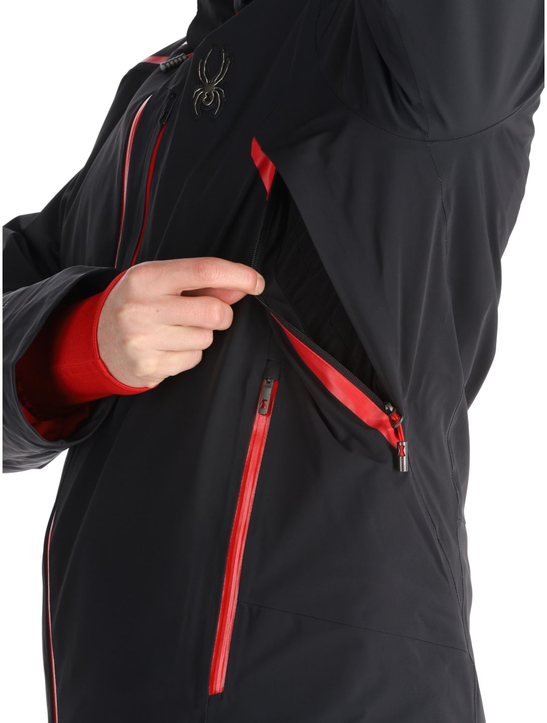 Spyder, Vanqysh ski jacket men Black black 