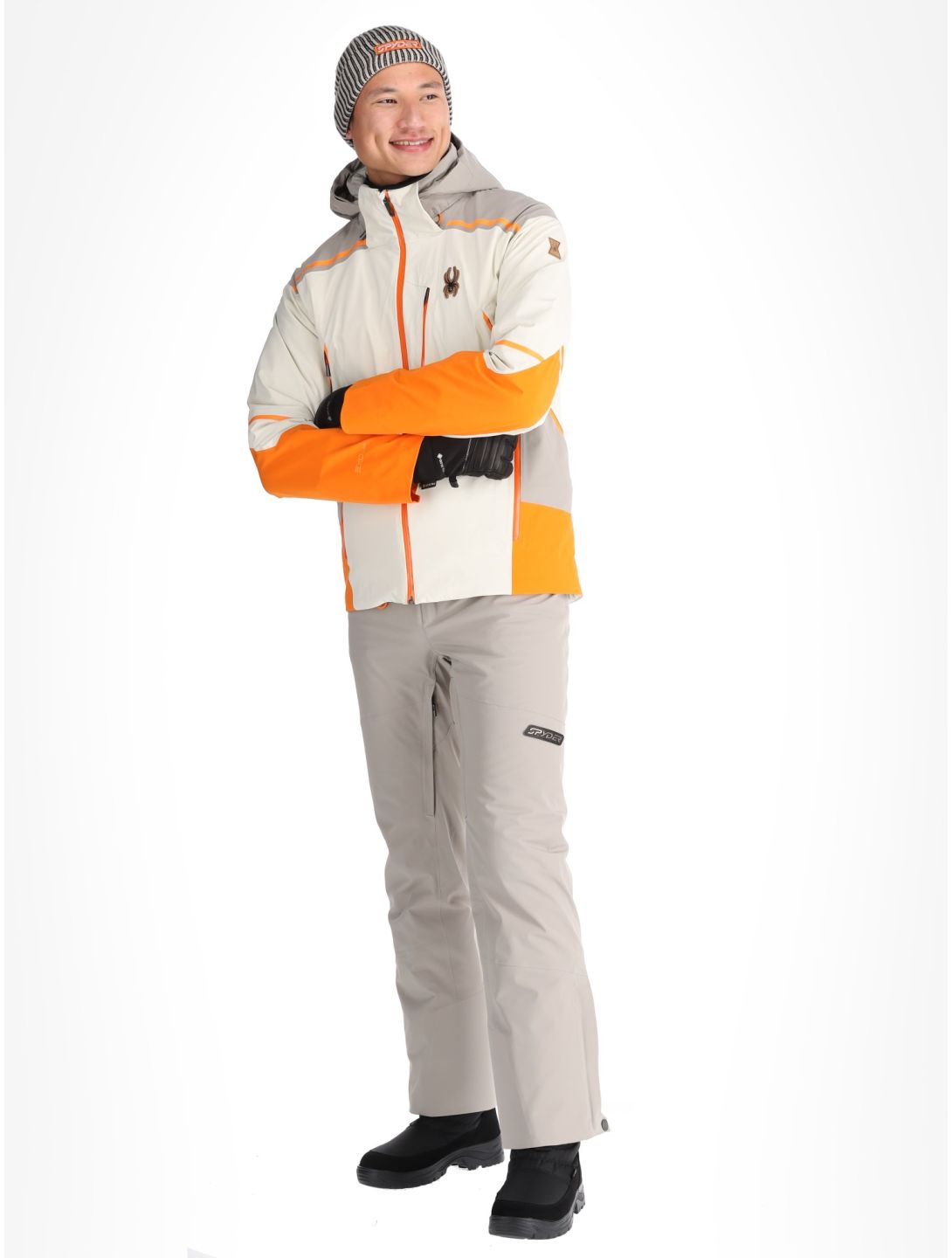 Spyder, Vanqysh ski jacket men Vanilla Latte beige 