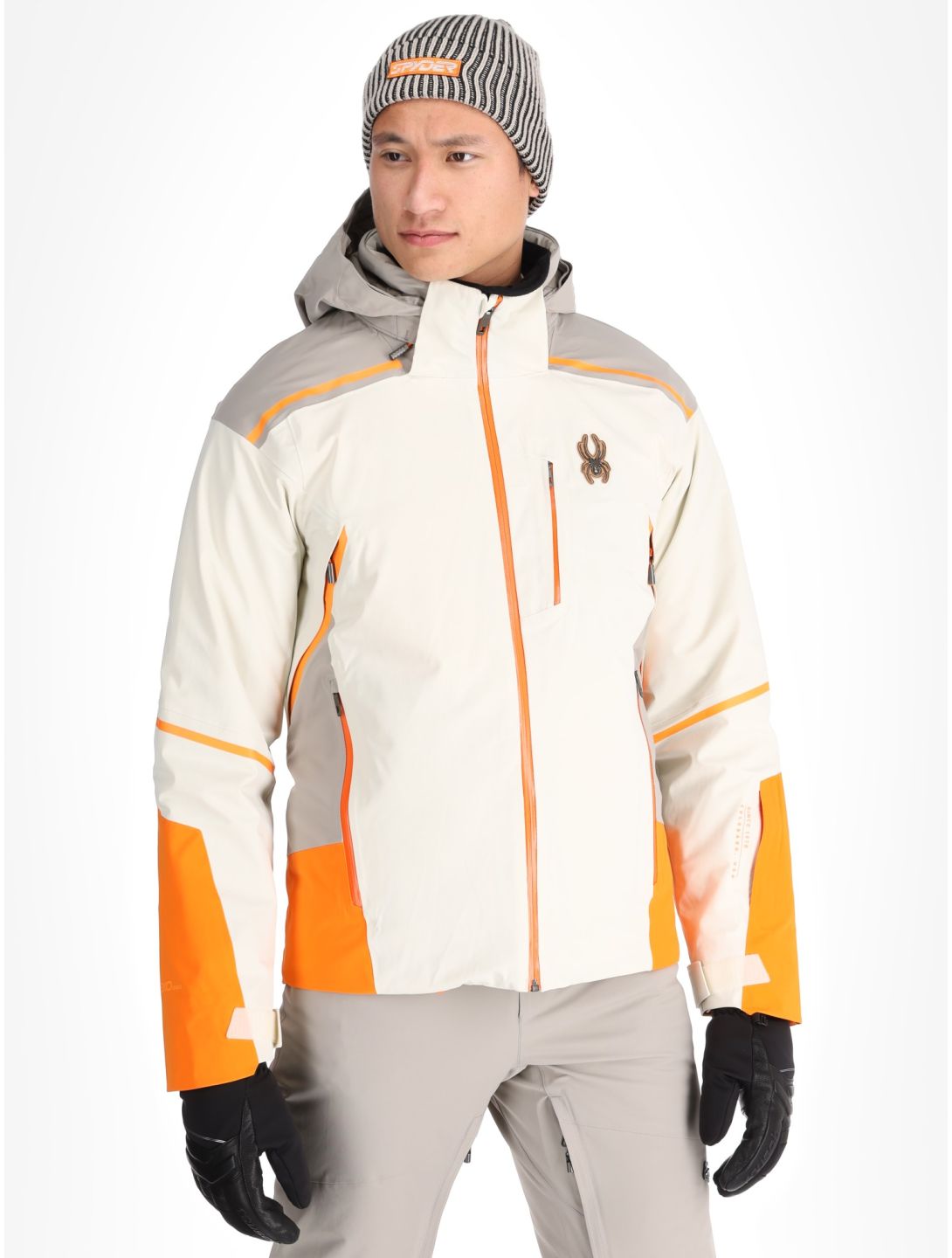 Spyder, Vanqysh ski jacket men Vanilla Latte beige 