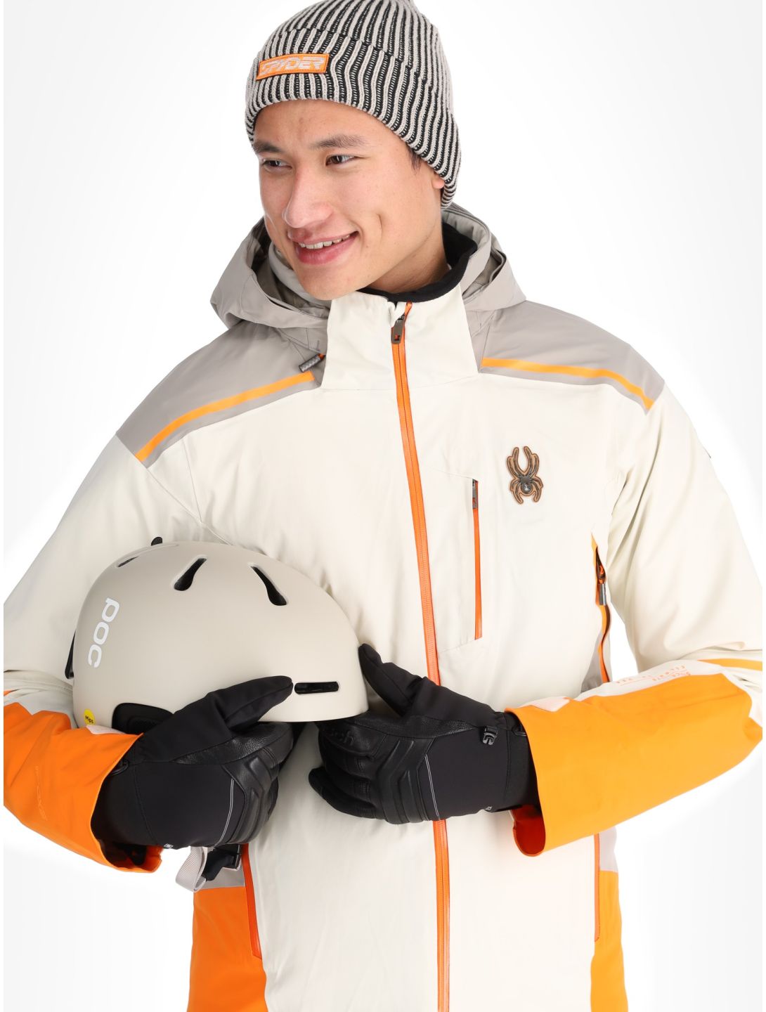 Spyder, Vanqysh ski jacket men Vanilla Latte beige 