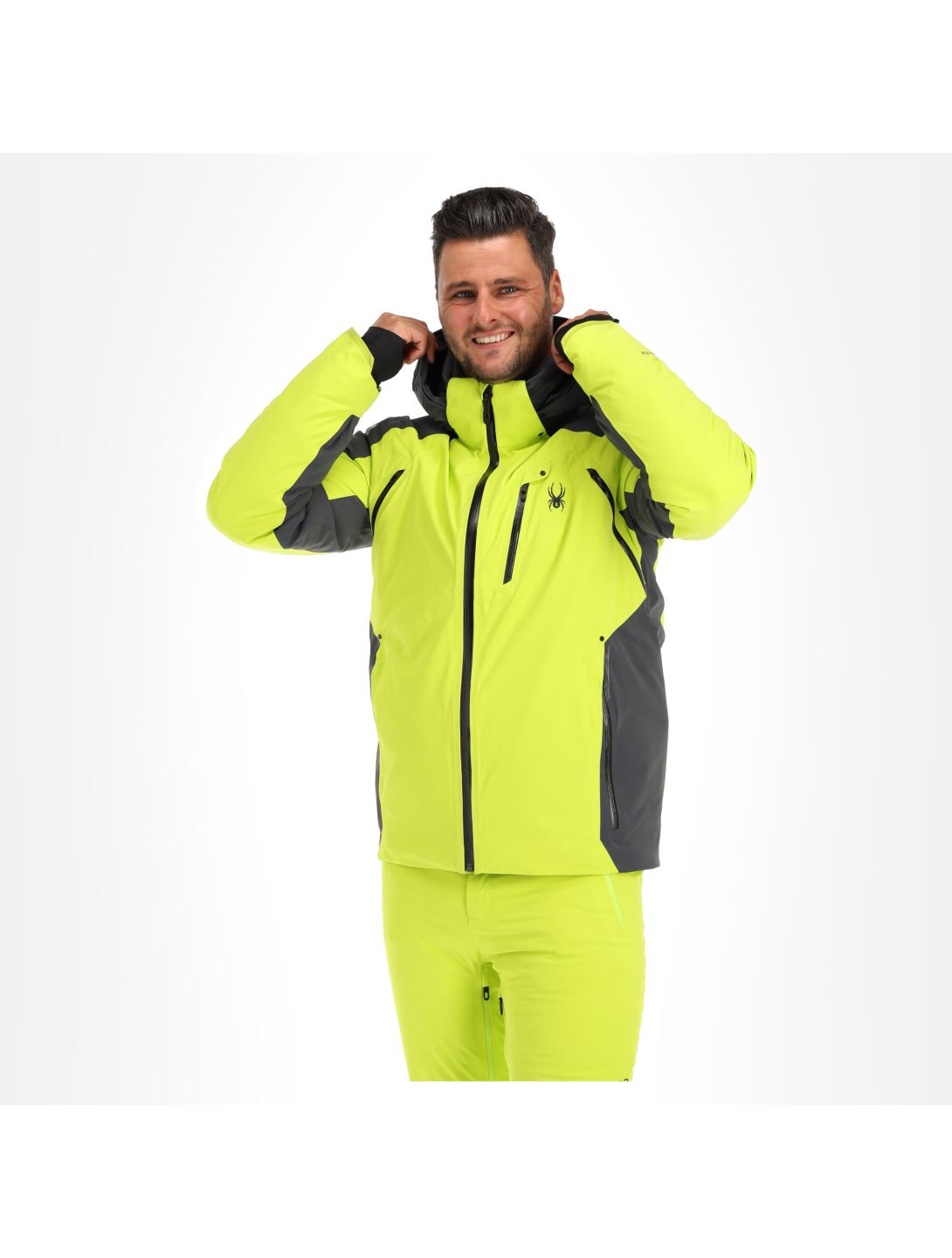 Spyder, Vanqysh GTX ski jacket men lime green