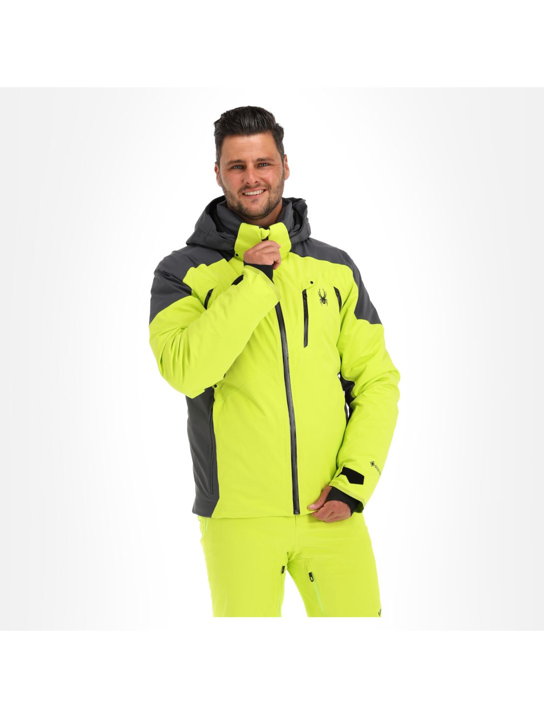 Spyder, Vanqysh GTX ski jacket men lime green