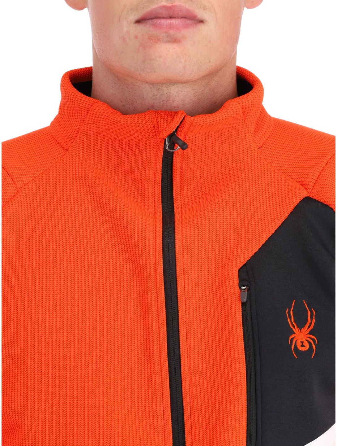 Spyder, Wengen Bandit jacket men Twisted Orange orange 