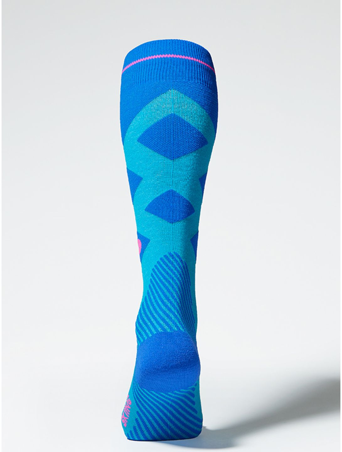 Stox, Merino Skiing compression socks women Turquoise / Cobalt blue 