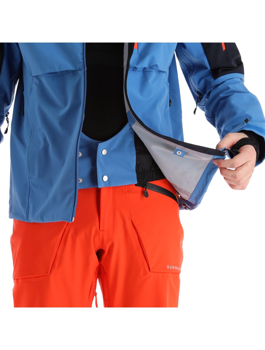 Sun Valley, Darkyl ski jacket men cyan blue 